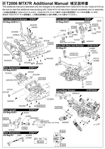 Mugen MTX7R Additional Manual