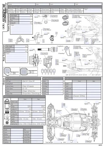 TLR 22 5.0 Elite Setup Sheet Editable v2