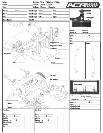 TWR ACR Setup Sheet Blank