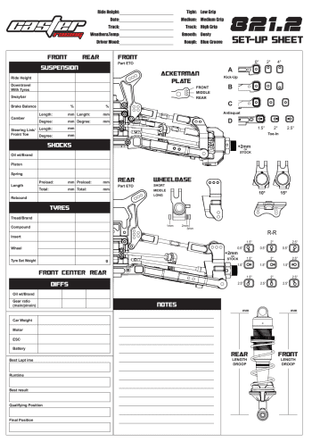 Caster ETO821.2 Setup Sheet Blank v2