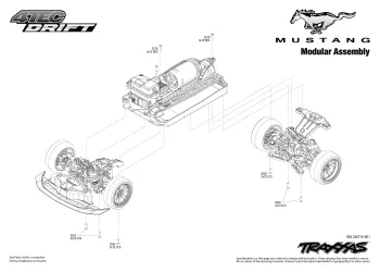 Traxxas 4-Tec Drift Exploded View - Modular Assembly