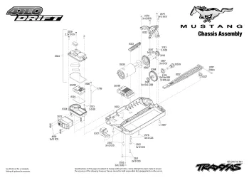 Traxxas 4-Tec Drift Exploded View - Chassis Assembly
