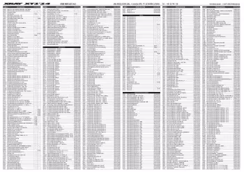 XRAY XT2 '24 Parts List