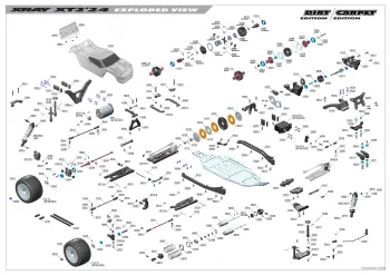 XRAY XT2 '24 Exploded View