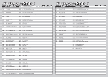 HoBao Extreme VTE2 Parts List 2