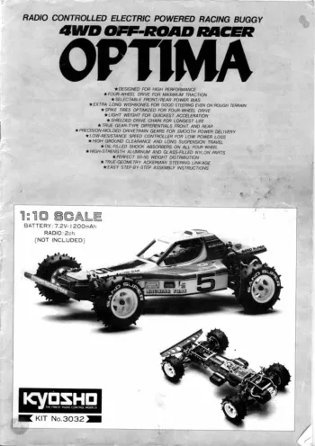 Kyosho Optima Manual