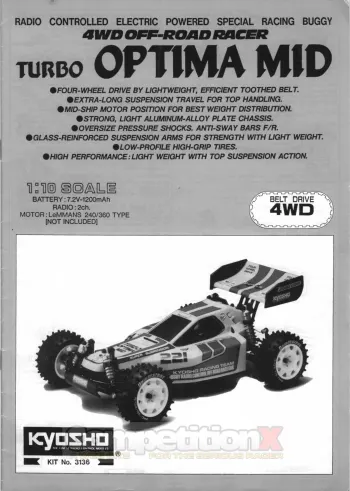 Kyosho Turbo Optima Mid Manual