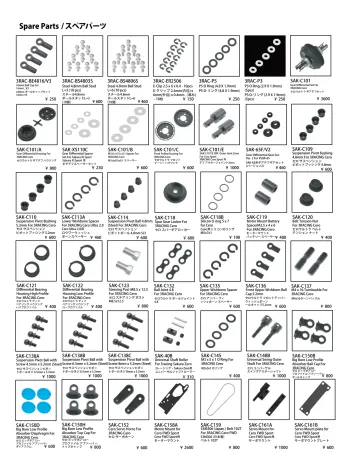 3Racing Cero Sport M FWD Parts List