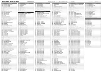 XRAY X12 25 Parts List