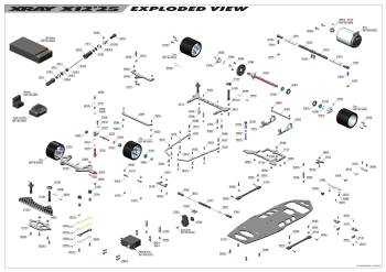 XRAY X12 25 Exploded View