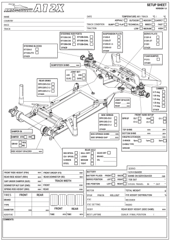 Awesomatix A12X Setup Sheet Blank