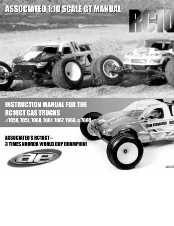 Team Associated RC10GT Team Kit Manual