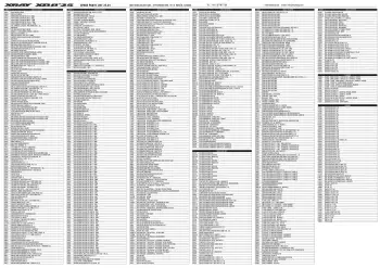XRAY XB8 '25 Parts List