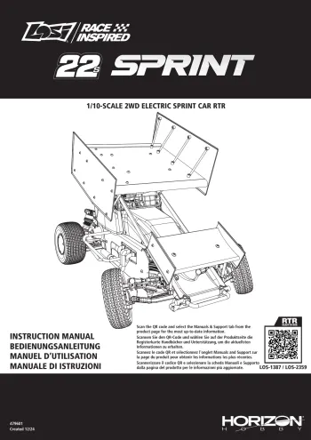 Losi 22S Sprint Manual