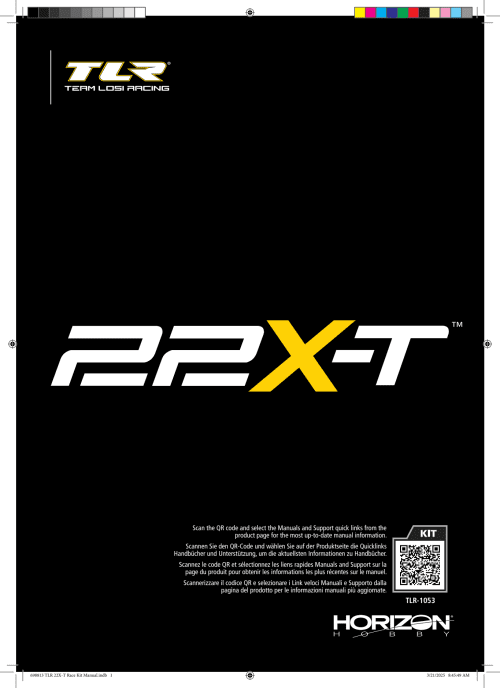 TLR 22X-T Manual