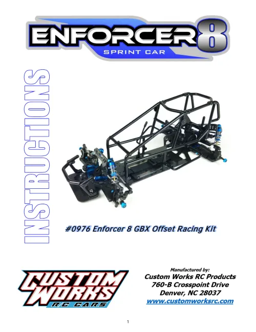 Custom Works Enforcer 8 Gearbox Manual