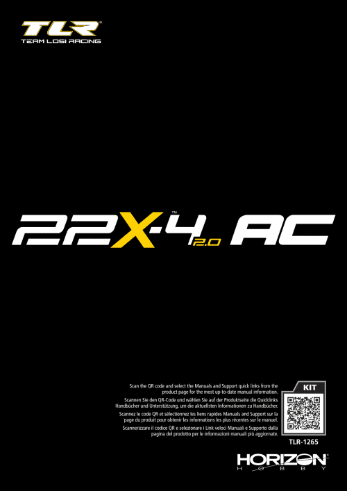 TLR 22X-4 2-0 AC Manual