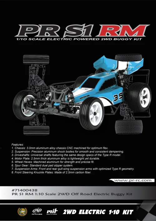 PR Racing S1 RM Manual