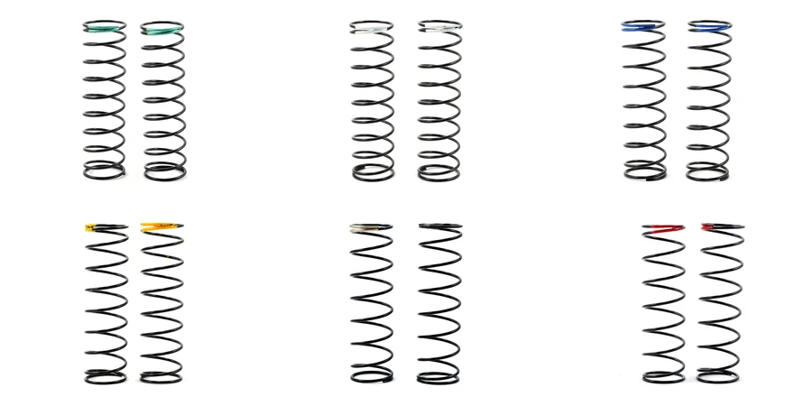 HB Racing 1/8 Off-Road Shock Spring Chart (D8 WS, D819 & E819) — reference table