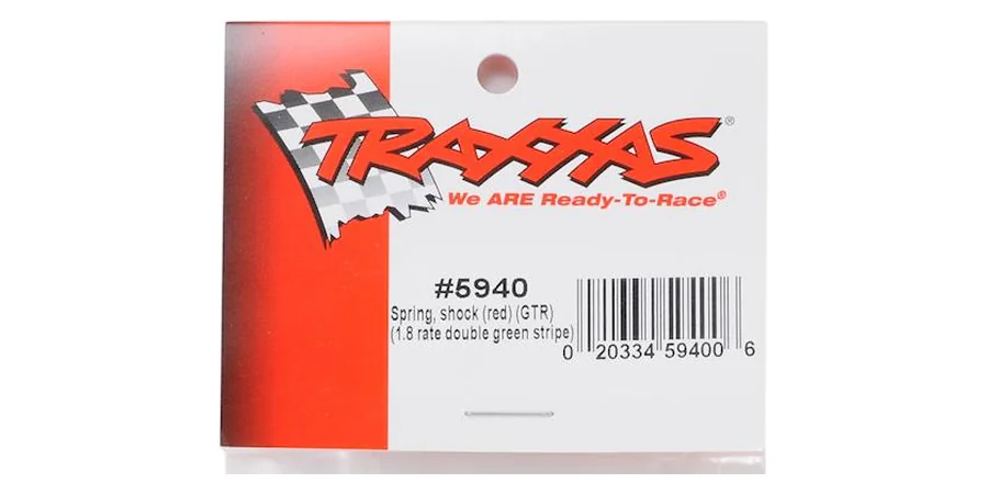Traxxas GTR Shock Spring Chart: Rate by Color
